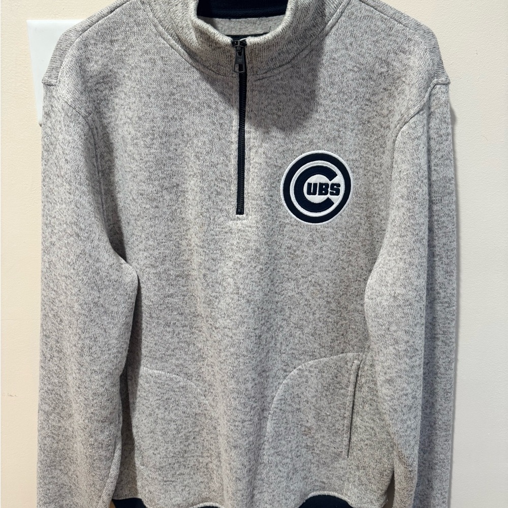 Chicago Cubs Team Patch Men's Half-Zip Pullover